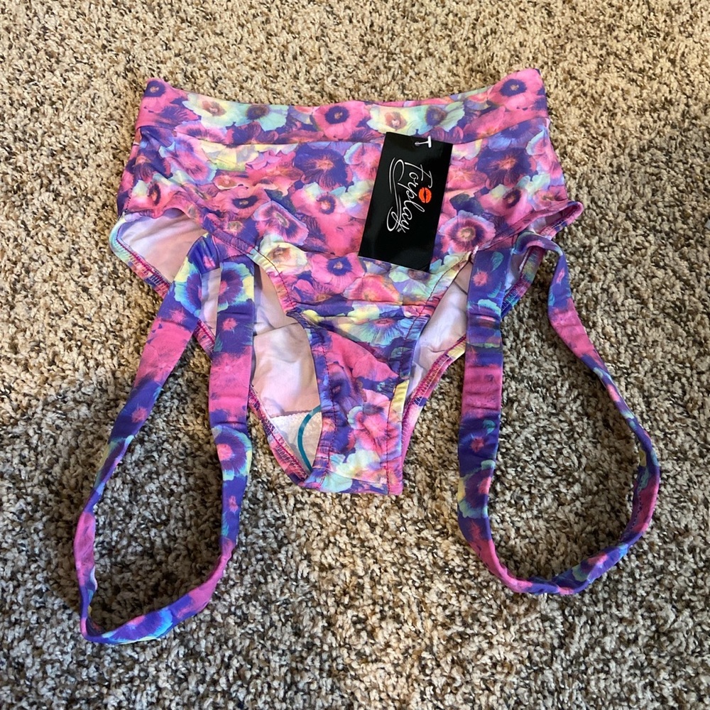 Forplay high waisted garter bottoms
